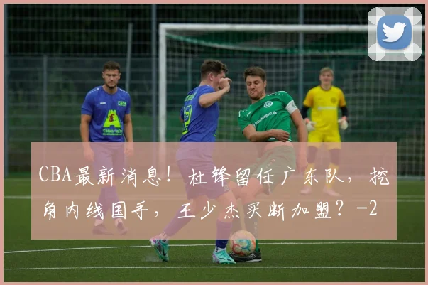 CBA最新消息！杜锋留任广东队，挖角内线国手，王少杰买断加盟？